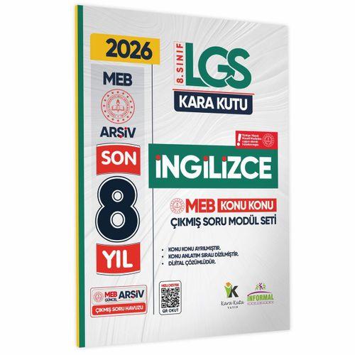 2026 LGS 8 Sınıf Karakutu MEB Çıkmış Soru Modül SET Konu Konu Son 8 Yıl 6lı Video/PDF Çözümlü Set