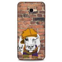 Animax Şapkalı Köpek Samsung Galaxy J4 Plus Kılıf Desenli Silikon