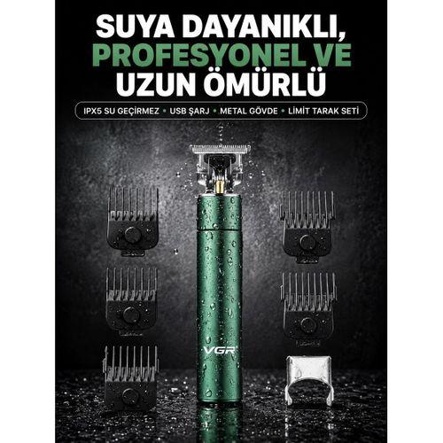 4 Limit Taraklı Ipx5 Su Geçirmez Saç Kesme Makinesi