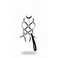 Siyah Harness Takım Zincir Detaylı Vücut Bağlantı Seti - Brf1350