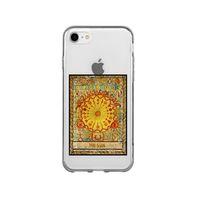 iPhone 8 The Sun Desenli Premium Şeffaf Silikon Kılıf