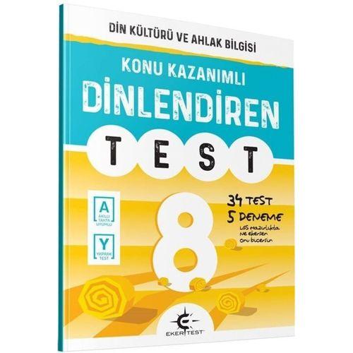 8. Sınıf Din Kültürü ve Ahlak Bilgisi Dinlendiren Test Eker Test Yayınları