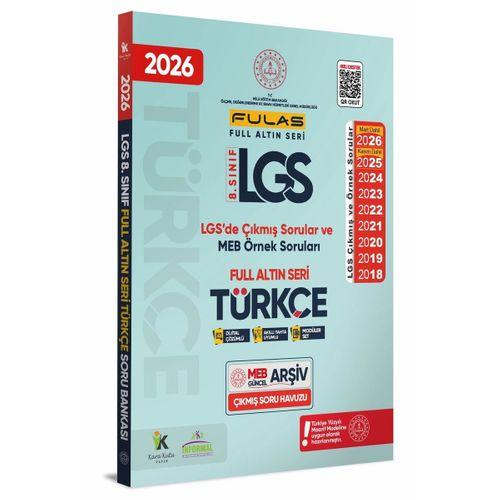 2026 8 Sınıf Full LGS Altın Seri(FULAS)MEB Çıkmış Modüler Soru Bankası Seti Çözümlü EN KAPSAMLI SET