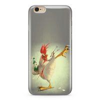 Apple iPhone 6 6s Kılıf Çılgın Tavuk Arka Kapak Koruma Desenli Full Koruyucu