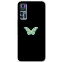 TCL 30 Kılıf HD Desen Baskılı Arka Kapak - Butterfly Tree