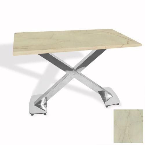 Dockers İks Masa Kromnikel (80x140 - Werzalit, Allzalit yada Wermodin Tabla) - Golden Marble