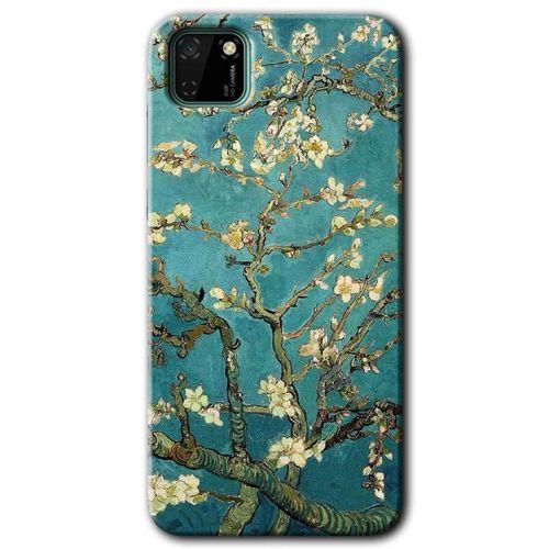 Huawei Y5P Kılıf HD Desen Baskılı Arka Kapak - Almond Blossom