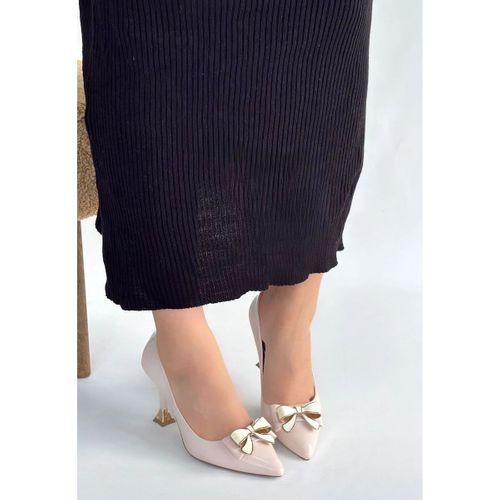 Coby Bej Rugan Topuklu Ayakkabı