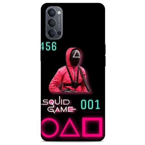Oppo Reno 4 Uyumlu Kılıf Squid Game (25) Antişok Kapak Yon