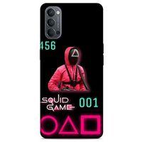 Oppo Reno 4 Uyumlu Kılıf Squid Game (25) Antişok Kapak Yon