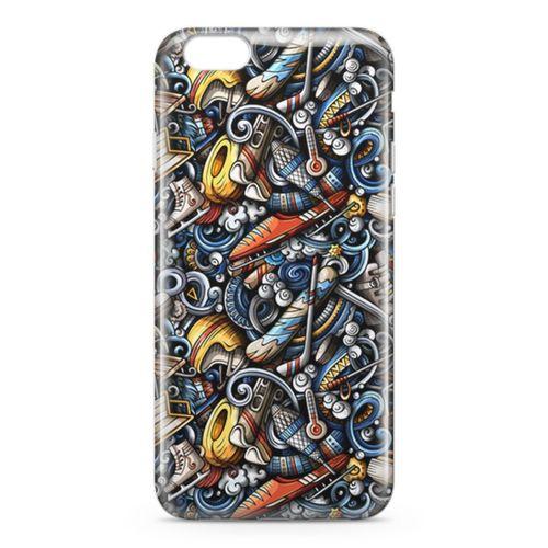 Apple iPhone 6 Plus - 6S Plus Kılıf Kayak Malzemeleri Arka Kapak Koruma Desenli Full Koruyucu