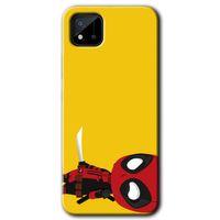 MRCİLETİSİM Realme C11 Kılıf Baskılı Kapak - DeadPool 6 + 5D Tam Kaplayan Cam