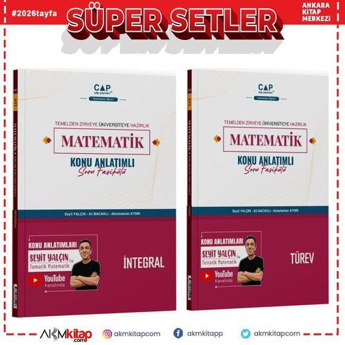 Çap Yayınları Matematik İntegral ve Türev Konu Anlatımlı Soru Bankası Seti 2 Kitap