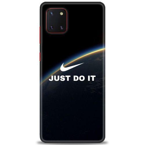 Samsung Galaxy A81 / Note 10 Lite Kılıf HD Baskılı Kılıf - Nike Dünya + Tam Ekran Koruyucu