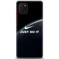 Samsung Galaxy A81 / Note 10 Lite Kılıf HD Baskılı Kılıf - Nike Dünya + Tam Ekran Koruyucu