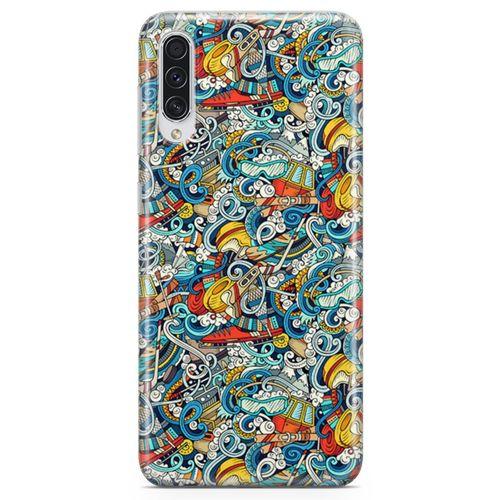 Samsung Galaxy A30s Kılıf Uludağ Doodle Arka Kapak Koruma Desenli Full Koruyucu