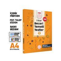 7 Sınıf MEB Beceri Temelli Testler 2 Kitap Örnek Soru Bankası BASKI ÜCRETİ