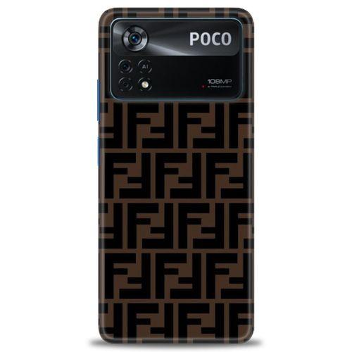 Xiaomi Poco X4 Pro 5G Kılıf HD Baskılı Kılıf - Fendii + Tam Ekran Koruyucu