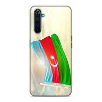 Realme 6 Uyumlu Kılıf Azarbaijan (7) Telefon Kılıfı Gökyüzü Bayrak