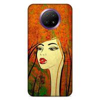 Lopard Xiaomi Redmi Note 9 5g Uyumlu Kılıf Sürreal Yüzler ♀ (30) Silicone Case Desenli