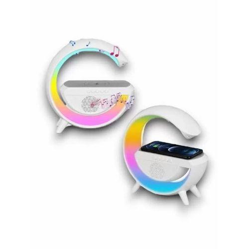Google Dijital Kablosuz Şarj Özellikli Bluetooth Hoparlör Gece Lambası