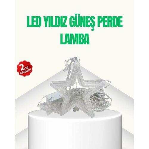 Yıldız Figürlü Perde Peri Led 3x3 Metre Dekoratif Işık