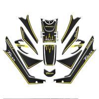 YAMAHA Yamaha Tmax 560 2019 - 2021 Uyumlu Tank Pad Set 003