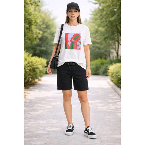 ALEXANDERGARDI Baskılı Basic Kadın T-shirt