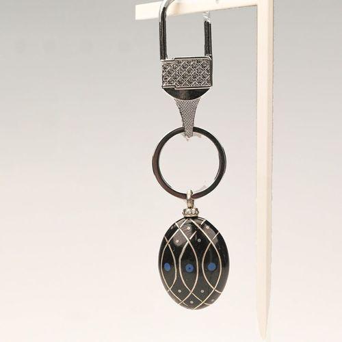 Gümüş Desen Anahtarlık