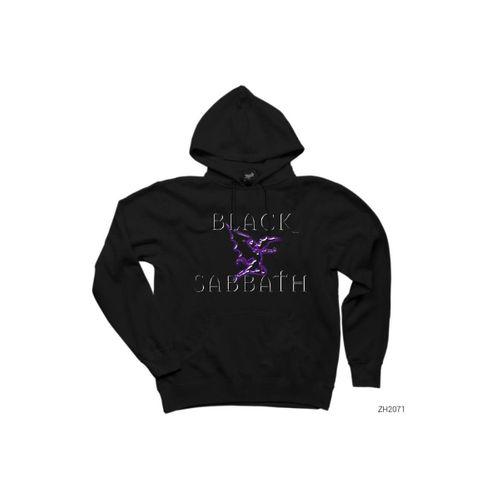 Black Sabbath Blink Siyah Kapşonlu Sweatshirt Hoodie