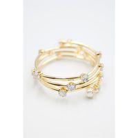 Taşlı Bilezik - Altın