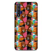 Lopard Huawei P Smart S 2020 Uyumlu Kılıf Sürreal Yüzler ♀ (7) Telefon Kılıfı Baskılı