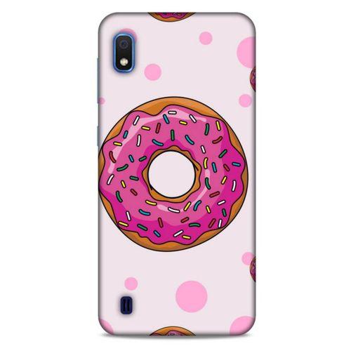 Samsung Galaxy A10 Uyumlu Kılıf Pembe Delisi (25) Antişok Kapak Donut