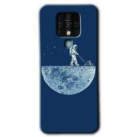 Tecno Camon 16 Kılıf HD Desen Baskılı Arka Kapak - Uzay İşçisi