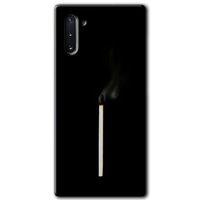 Samsung Galaxy Note 10 Kılıf HD Desen Baskılı Arka Kapak - Sönmüş Kibrit