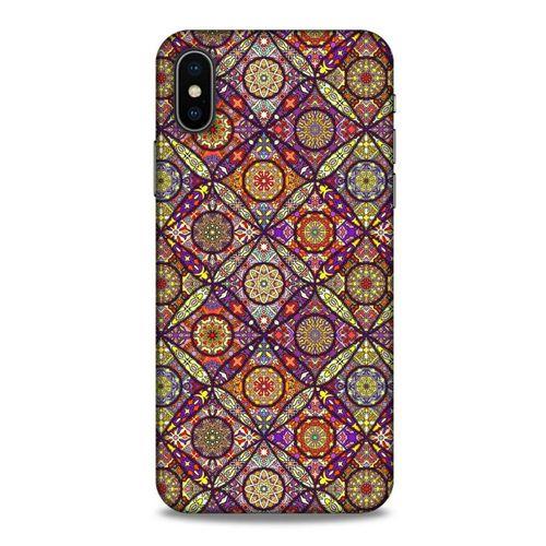 Ethnic Culture (96) Apple iPhone XS Kılıf Silikon Kapak Desenli