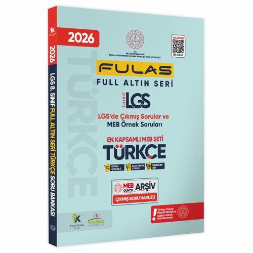 2026 8 Sınıf Full LGS Altın Seri (FULAS) TÜRKÇE MEB Çıkmış Soru Bankası Modüler Seti PDF/Video Çözümlü