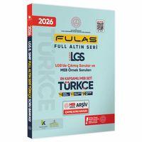 2026 8 Sınıf Full LGS Altın Seri (FULAS) TÜRKÇE MEB Çıkmış Soru Bankası Modüler Seti PDF/Video Çözümlü