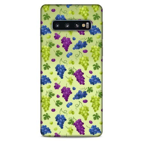 Frutix Üzüm 02 Samsung Galaxy S10 Kılıf Desenli Silikon