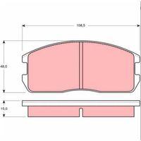 Mitsubishi Lancer 84-90 / Galant -90 Ön Fren Balata