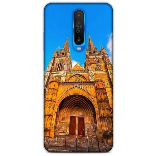 Xiaomi Poco X2 Kılıf Dünya Mimarisi (15) Antişok Kılıf Santa Maria Fransa