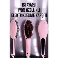 Saç Düzleştirici Tarak Isı Ayarlı Yıpranma Önleyici Düzleştirici Fön Tarak