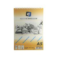 ALEX SPİRAL ESKİZ BLOKNOT 90 gram (A5) 60 yaprak DİK ALEX-821