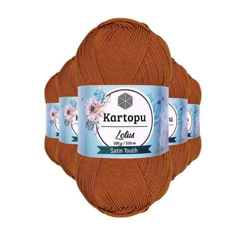 5 Adet Lotus Bikini Büstiyer Bluz Örgü İpi  K302 Tarçın