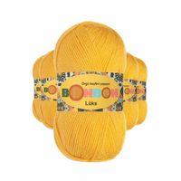 5 Adet Lüks Patik İpi Yünü Sarı 98289