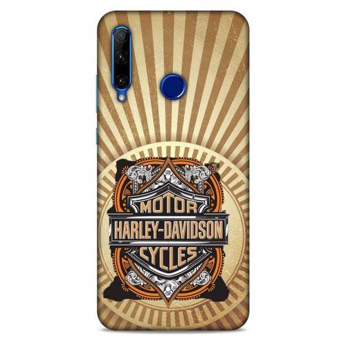 Huawei Y6P Uyumlu Kılıf Motorsiklet (5) Koruma Kabı Harley Davidson
