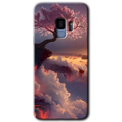 Galaxy S9 Kılıf HD Desen Baskılı Arka Kapak - Uçurumdaki Hayat + Kırılmaz Cam