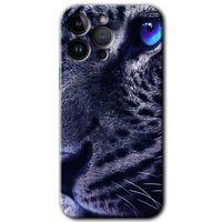 Potkal Hediye Fabrikası iPhone 14 Pro Max Kılıf HD Desen Baskılı Arka Kapak - Kaplan