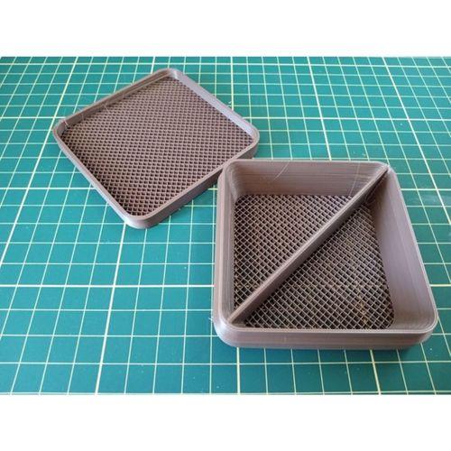 Oyun Tepsisi Bölücü ve Kapağı ile 3D Baskı (Bu ürün Sadece Plastik parçadır - Almadan Önce Soru Sorabilirsiniz)