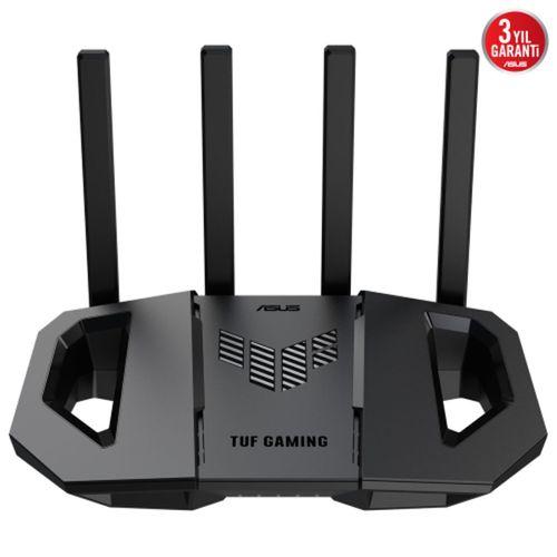 ASUS TUF-BE3600, BE3600, 4 Port, 3600Mbps, Dual Band, WİFİ 7, AiMesh, AiProtection Pro, GAMING Extendable Router